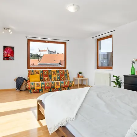 Daire Spacious Center Penthouse & Private Rooftop Terrace *
